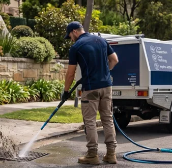 Treating a smelly drain at a Cherrybrook home
